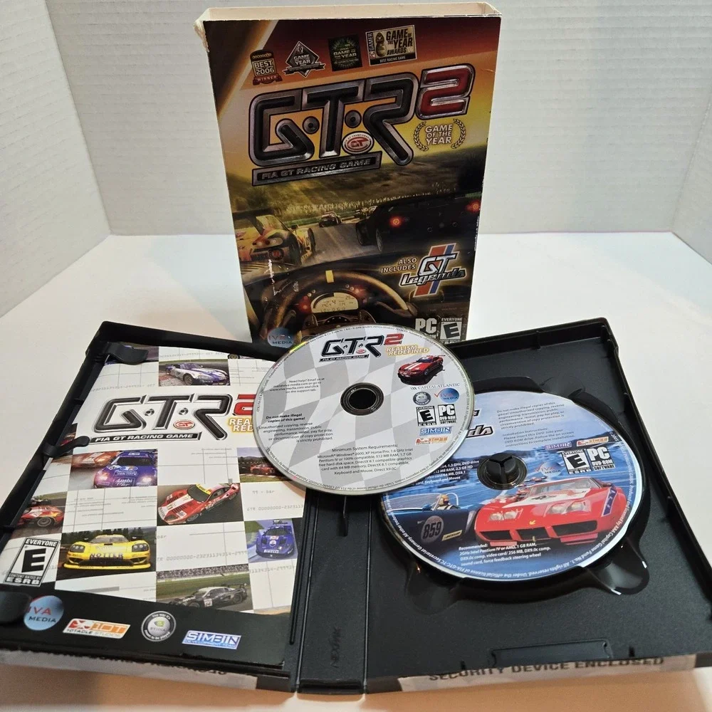GTR 2 FIA GT Racing‎ Game & GT Legends  US Retail Store Edition  2005/2006 NICE